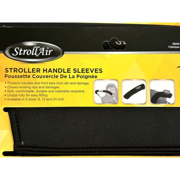 Bulk Bundle of 10 StrollAir Set of two 9 Stroller Handle Sleeves Grip Bar Covers - Picture 4 of 6